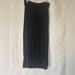 No Boundaries Classic Black Maxi Skirt